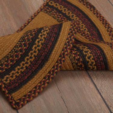 Heritage Farms Crow Jute Braided Rug Half Circle 16.5